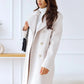 Women's Double-breasted Long Wool Coat 8