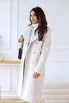 Women's Double-breasted Long Wool Coat 8
