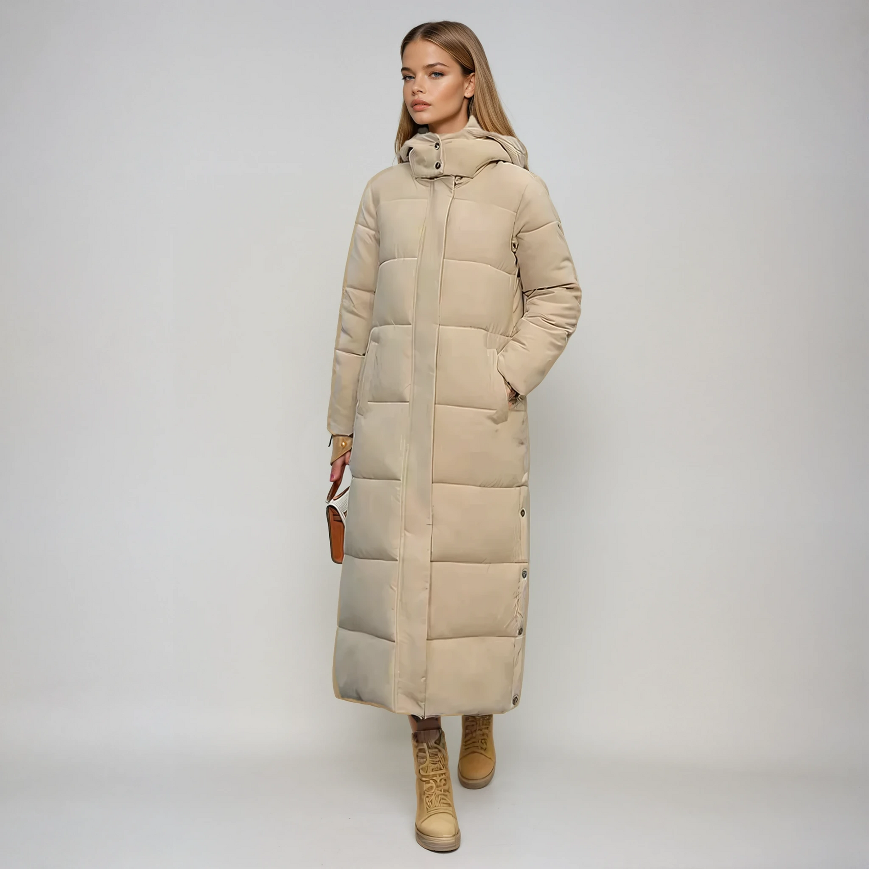 Women's Elegant Long puffer coat 0