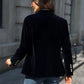 Women's Elegant Velvet Blazer 1