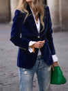 Women's Elegant Velvet Blazer 5