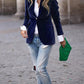 Women's Elegant Velvet Blazer 7