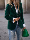 Women's Elegant Velvet Blazer 9