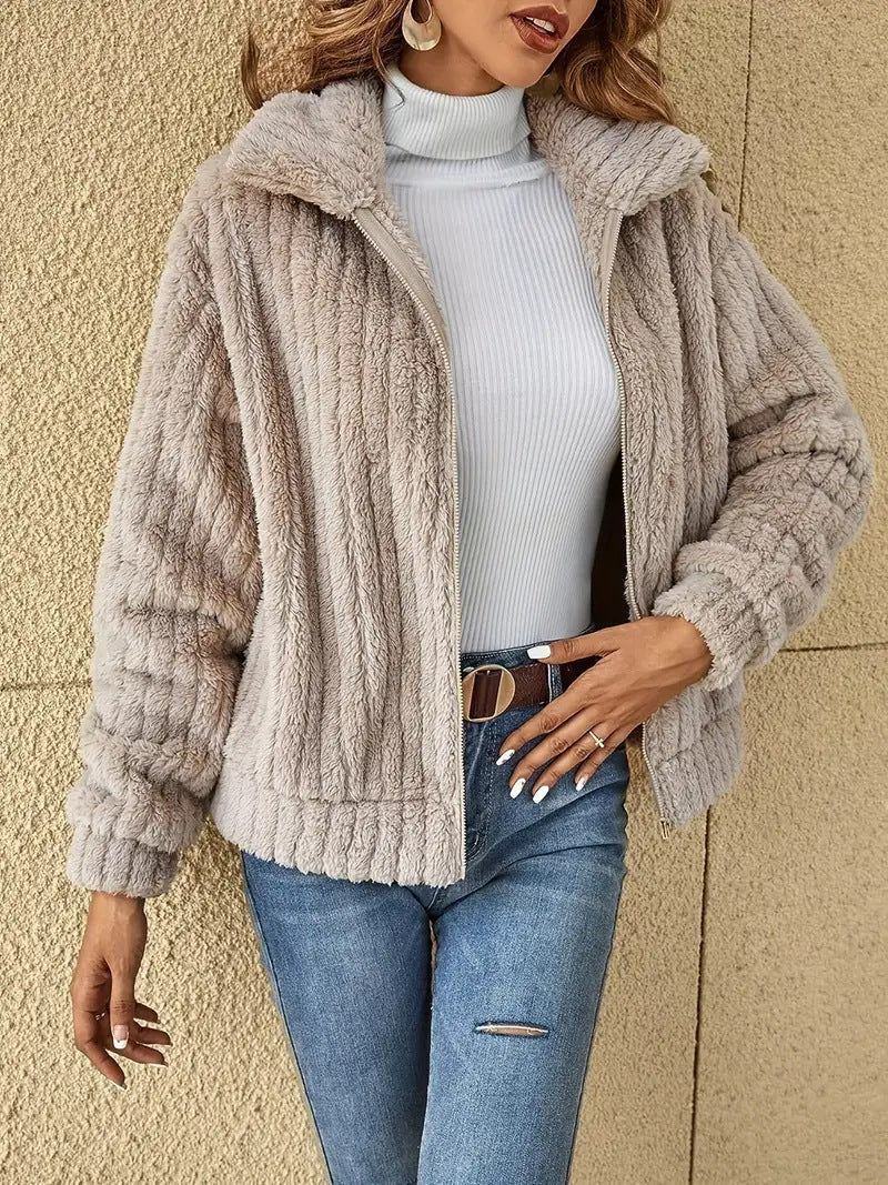 Women's Elegant Warm Cardigan Jacket 1