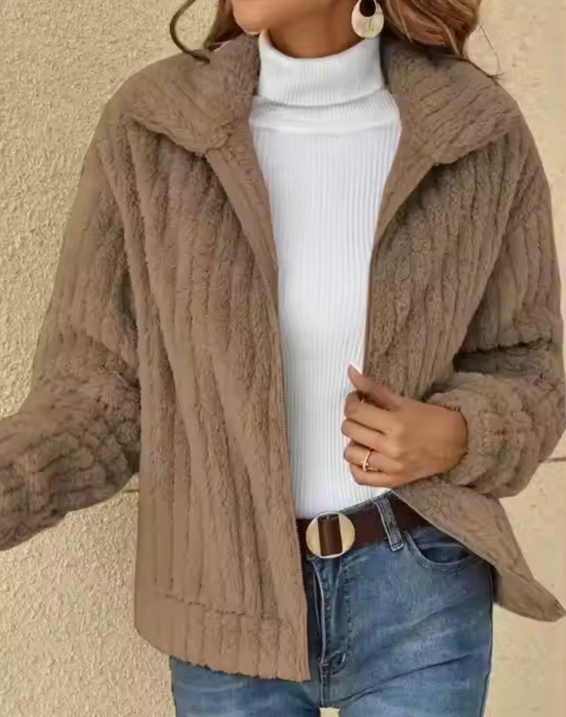 Women's Elegant Warm Cardigan Jacket 2