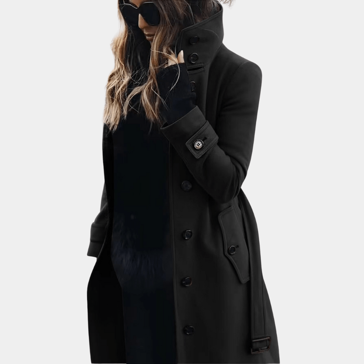 Women's Elegant Warm Trench Coat 4