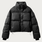 Women's Fashionable puffer jacket with cropped design 0