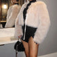 Women's Faux Fox Fur Coat Jacket 2