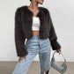 Women's Faux Fox Fur Coat Jacket 5