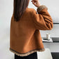 Women’s Faux Shearling Lined Suede Jacket 3