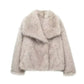Women's Fluffy Faux Fur Jacket 0