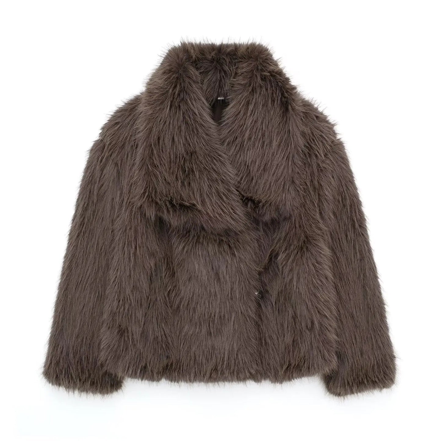 Women's Fluffy Faux Fur Jacket 10