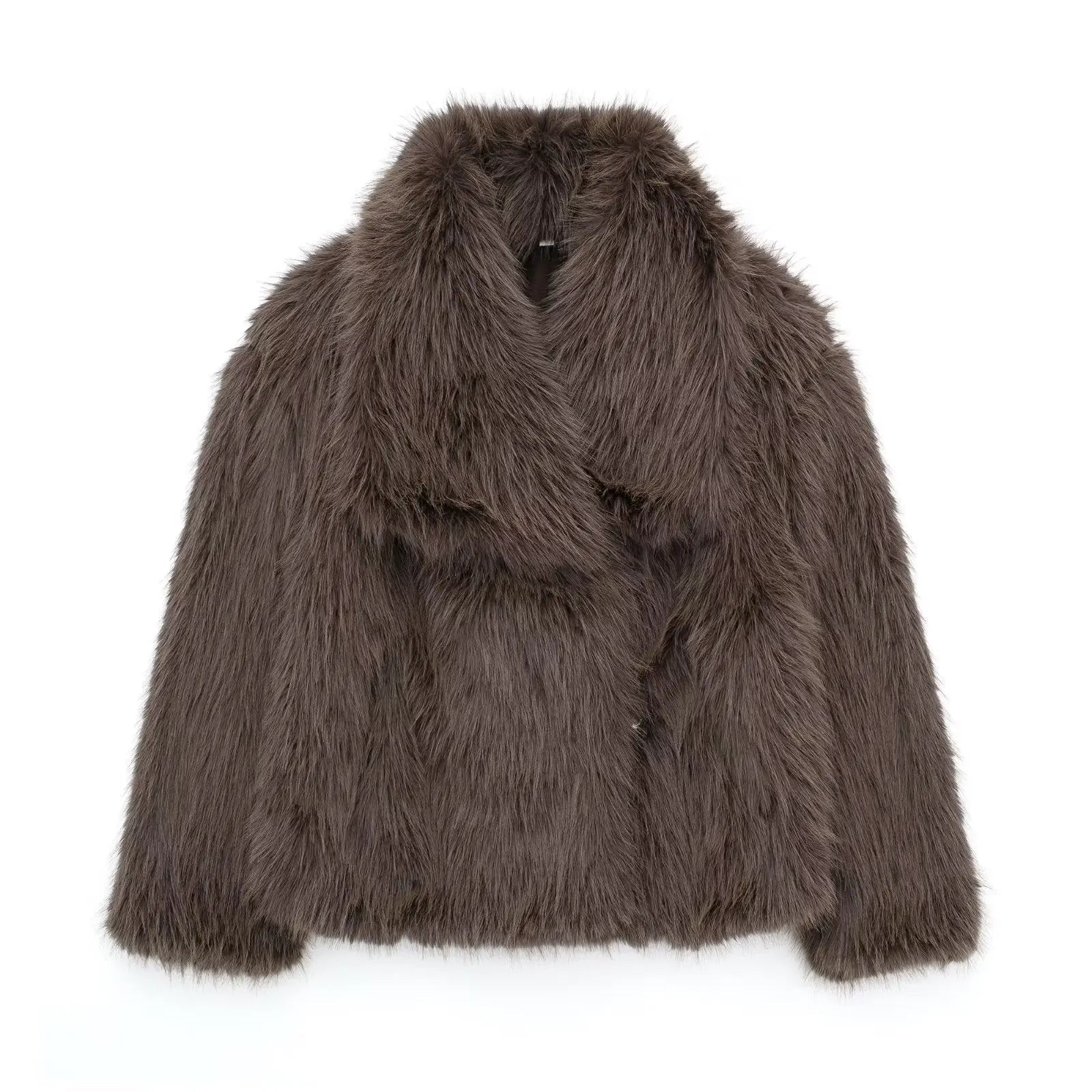 Women's Fluffy Faux Fur Jacket 10