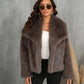 Women's Fluffy Faux Fur Jacket 1