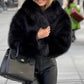 Women's Fluffy Faux Fur Jacket 6
