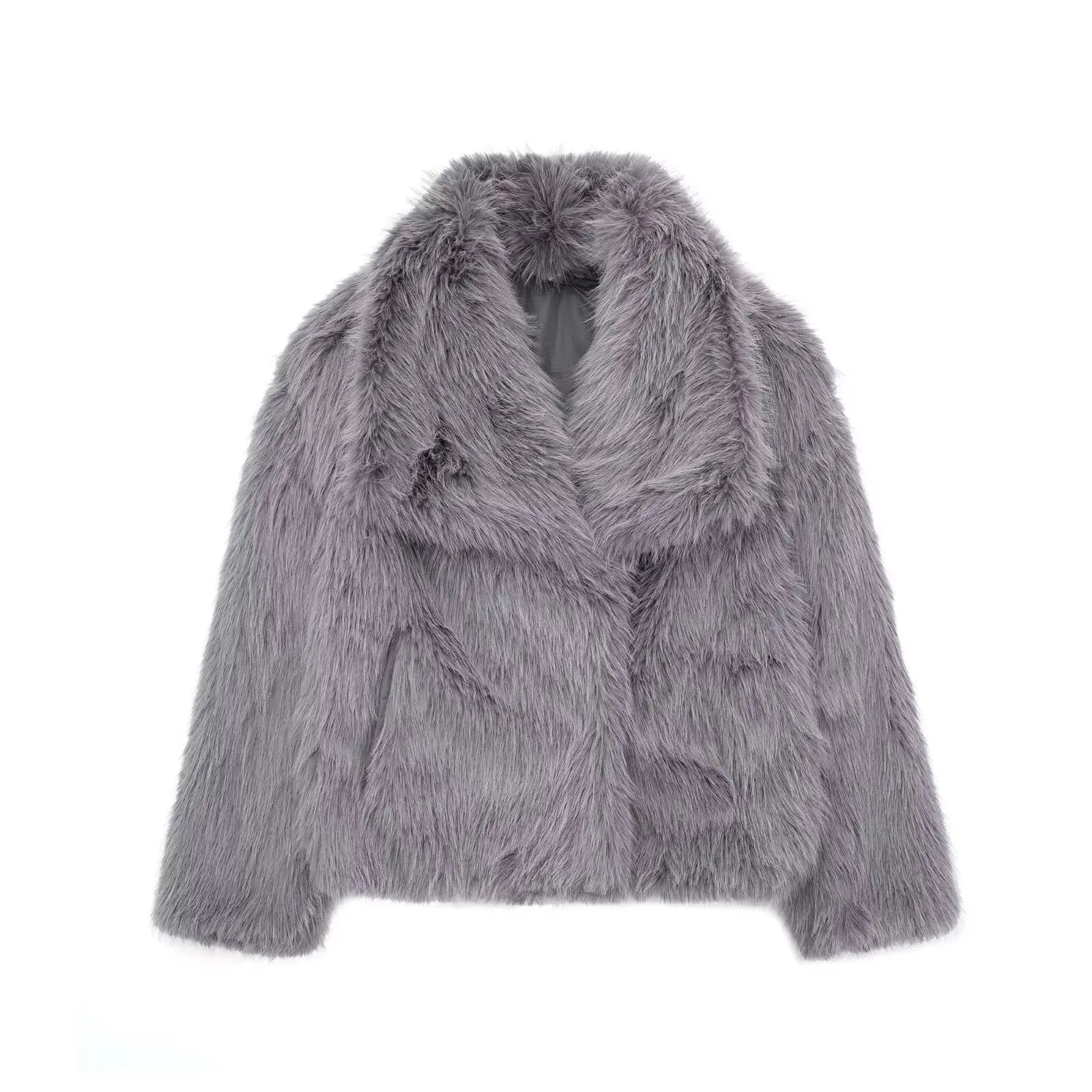 Women's Fluffy Faux Fur Jacket 9