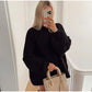 Women's Fluffy Oversized Knit Sweater 0