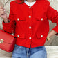 Women's Grace Pearl Button Cropped Jacket 5