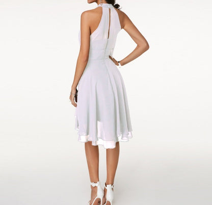 Women’s Halter Cocktail Midi Dress 2