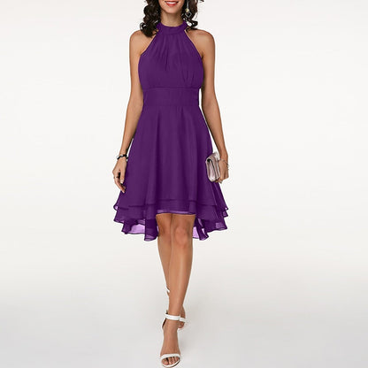 Women’s Halter Cocktail Midi Dress 6