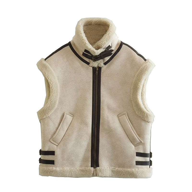 Women's Hamptons Shearling Vest 2
