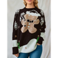 Women's Knitted Long Sleeve Christmas Sweater 3