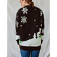 Women's Knitted Long Sleeve Christmas Sweater 4