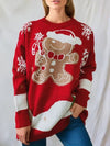 Women's Knitted Long Sleeve Christmas Sweater 6