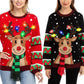 Women's LED Light Up Holiday Sweater Christmas 1