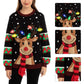 Women's LED Light Up Holiday Sweater Christmas 5
