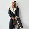 Women's Long Coat Women with Fleece Lining 0