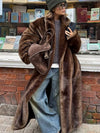Women's Long Faux Fur Winter Coat 0