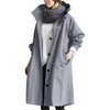 Women's Long Hooded Trench Coat 0