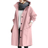 Women's Long Hooded Trench Coat 1