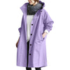 Women's Long Hooded Trench Coat 3