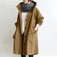 Women's Long Hooded Trench Coat 4