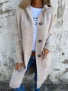 Women's Long Knit Cardigan with Buttons 0