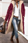 Women's Long Winter Coat Jacket With Hood 5