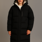 Women’s Longline Hooded Puffer Coat Jacket 0