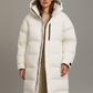 Women’s Longline Hooded Puffer Coat Jacket 1