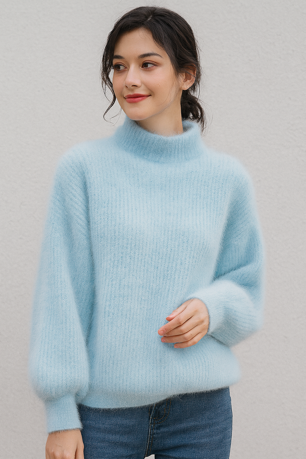 Women's Loose Knit Pullover Sweater 0