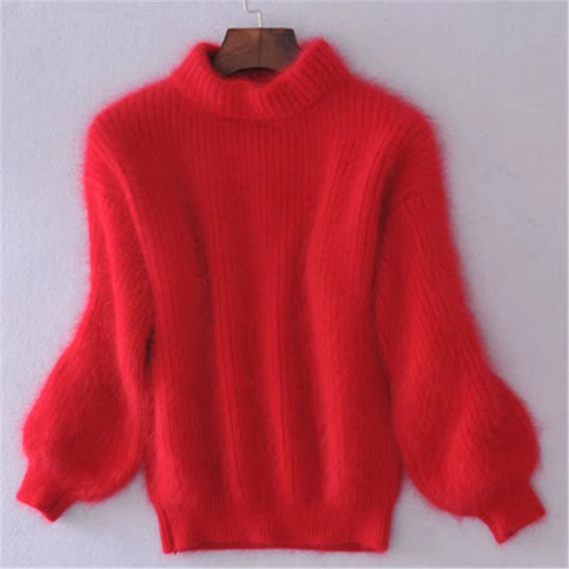 Women's Loose Knit Pullover Sweater 1