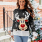 Women's Loose Printed Christmas Sweater 0