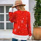 Women's Loose Printed Christmas Sweater 3