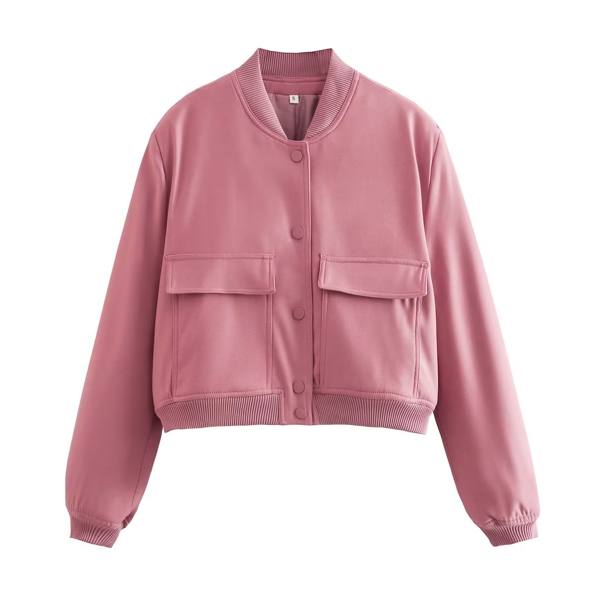 Women's Maven Cropped Bomber Jacket 10