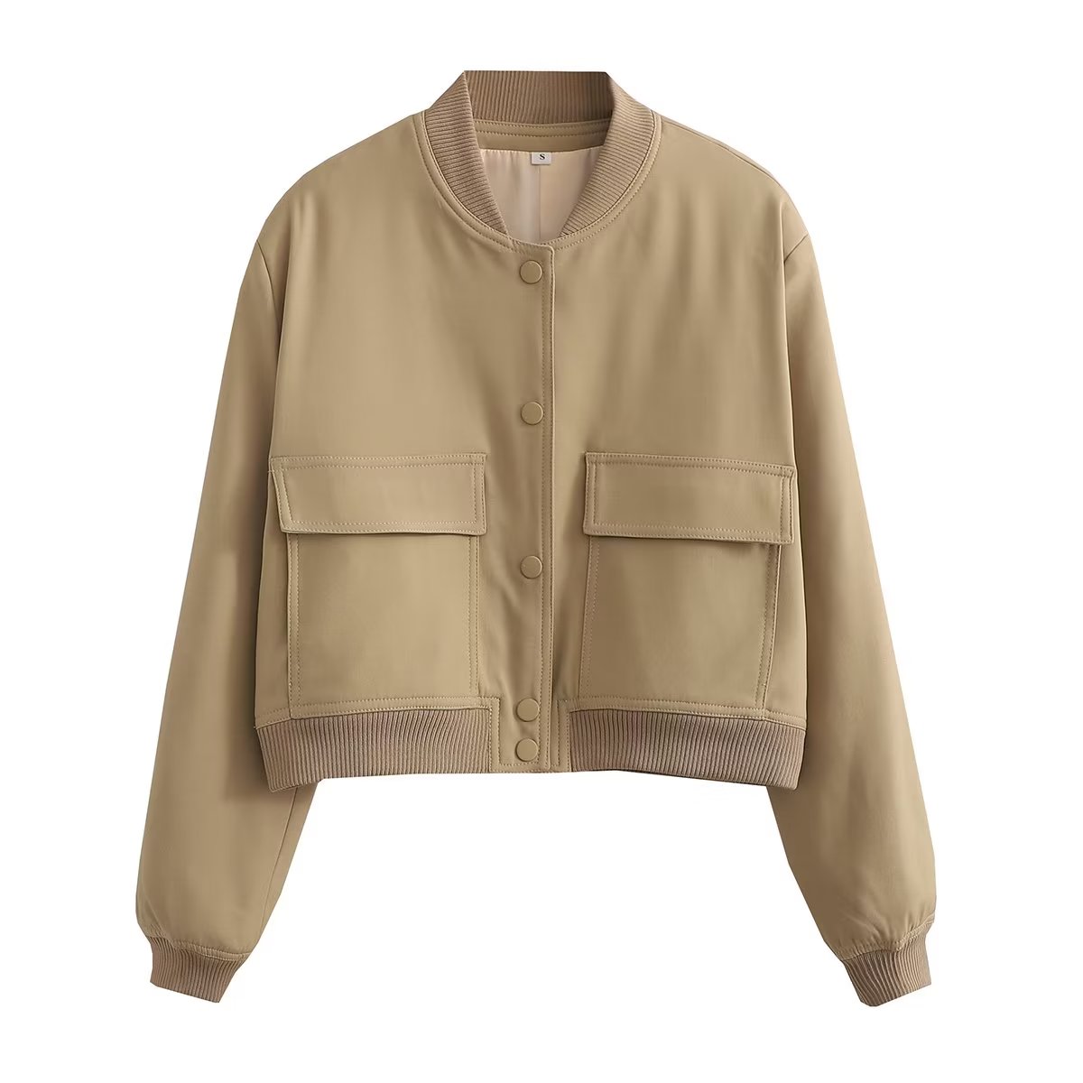 Women's Maven Cropped Bomber Jacket 11