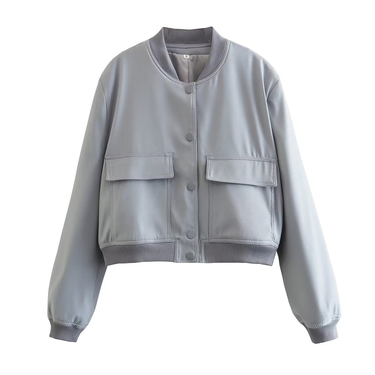 Women's Maven Cropped Bomber Jacket 12