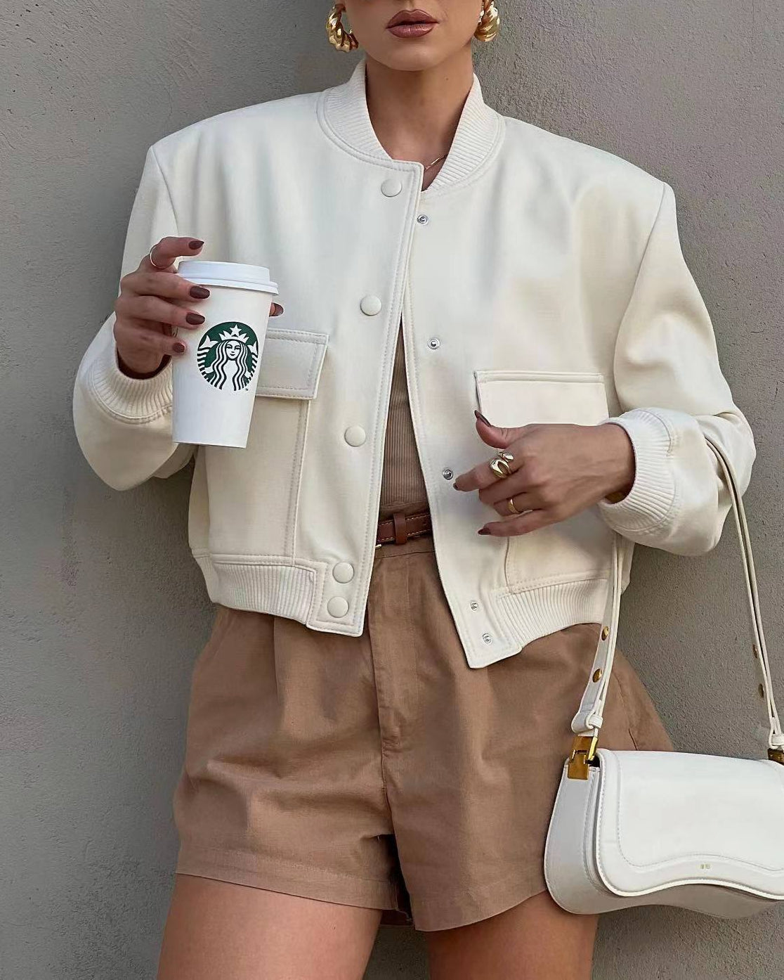 Women's Maven Cropped Bomber Jacket 5