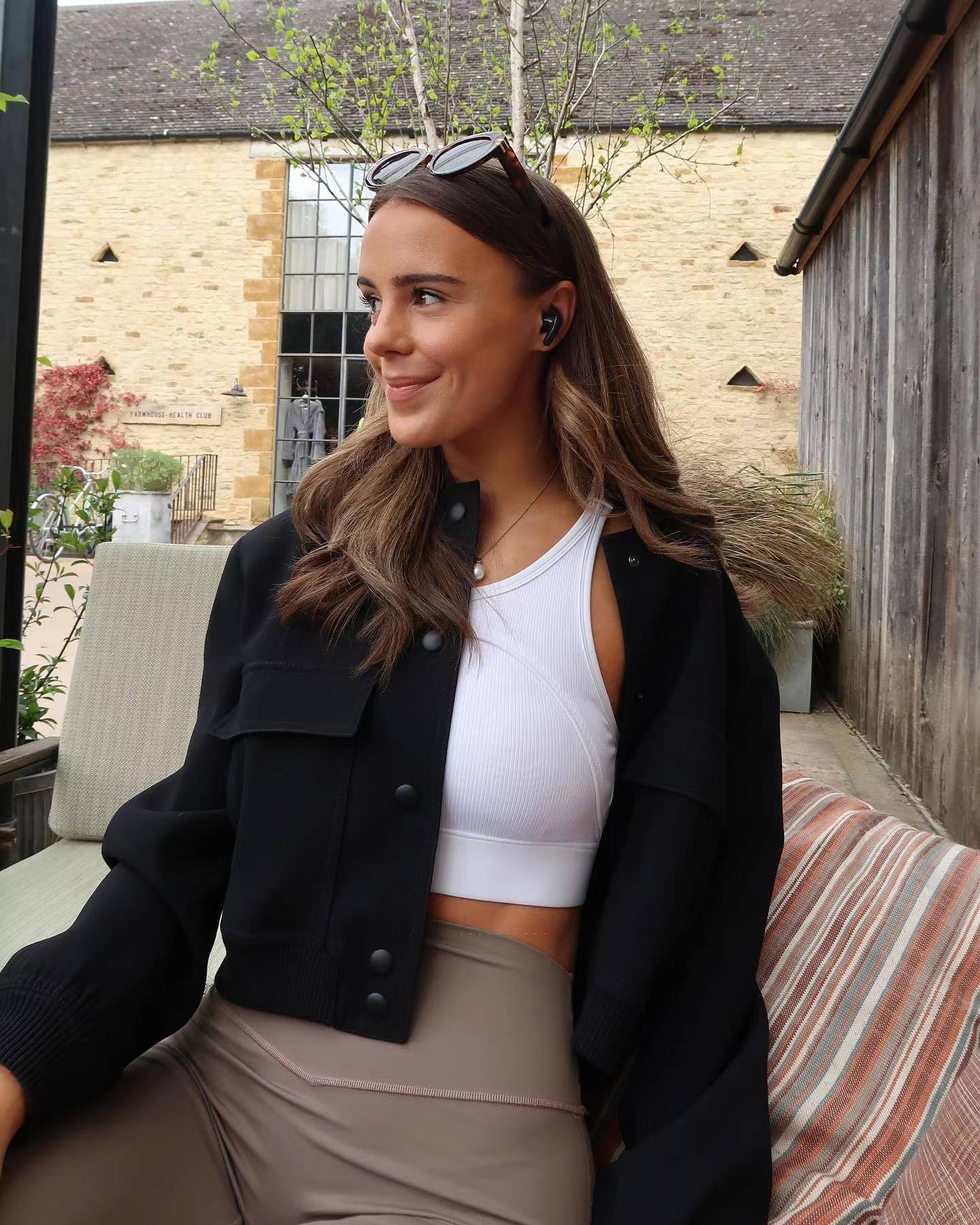 Women's Maven Cropped Bomber Jacket 6