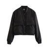 Women's Maven Cropped Bomber Jacket 7